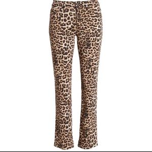 Hudson Nico Cigarette Jeans in Leopard Size 26